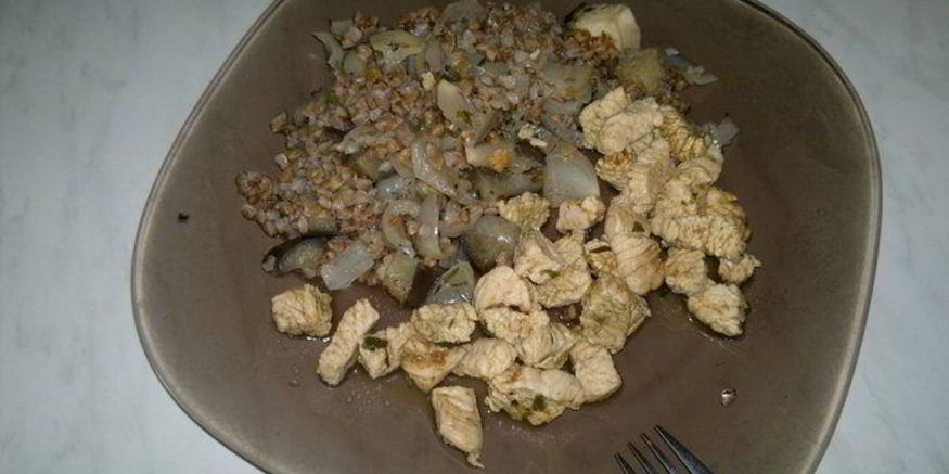 Рецепт гречки с овощами и индейкой