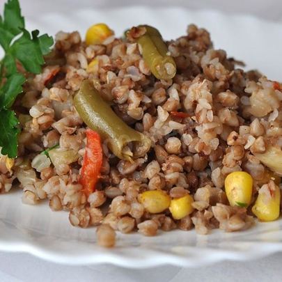 Гречка с овощами в мультиварке