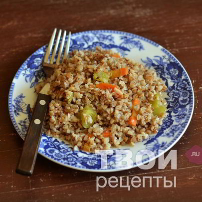 Гречка с овощами