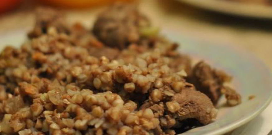 Рецепт гречки с печенью в мультиварке