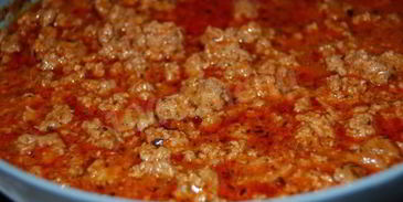 гречка с соусом болоньезе