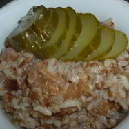 Рецепт Гречки с тушенкой на сковороде