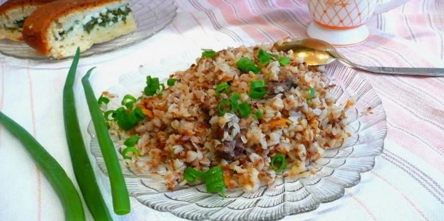 Рецепт гречки с тушенкой в мультиварке