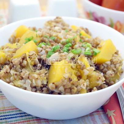 Гречка с тыквой