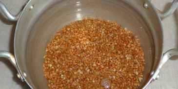 гречка с яйцом