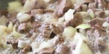 гречка со свининой с подливкой