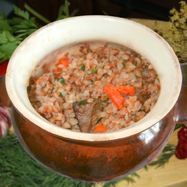 Рецепт Гречки в горшочках с говядиной