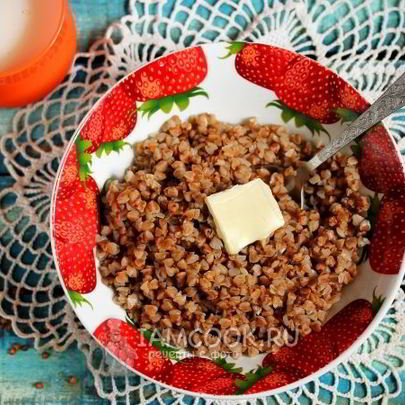 Гречневая каша на молоке в мультиварке