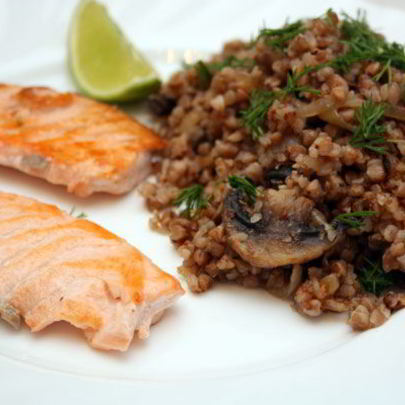 Гречневая каша с грибами