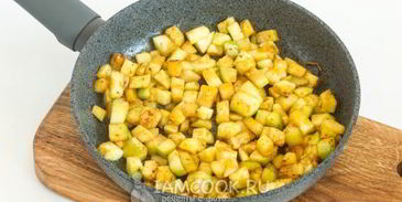 гречневая каша с кабачками и адыгейским сыром