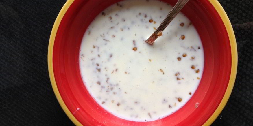 Рецепт гречневой каши с молоком