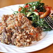 Рецепт Гречневой каши с мясом в мультиварке