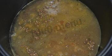 гречневая каша с мясом в мультиварке