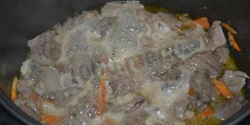 гречневая каша с мясом в мультиварке