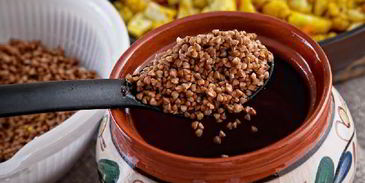 гречневая каша с овощами и сыром