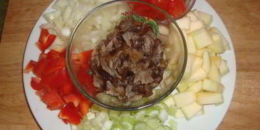 гречневая каша с овощами