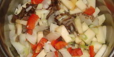 гречневая каша с овощами