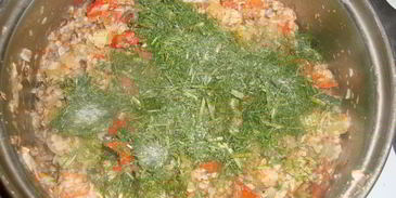 гречневая каша с овощами