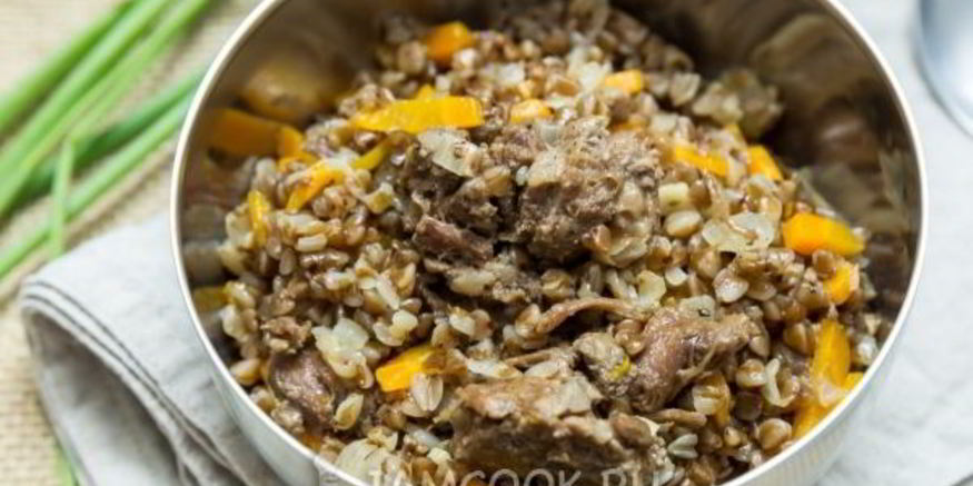 Рецепт гречневой каши с тушенкой по-армейски