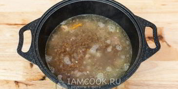 гречневая каша с тушенкой по-армейски