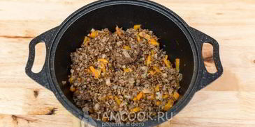 гречневая каша с тушенкой по-армейски