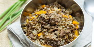 гречневая каша с тушенкой по-армейски