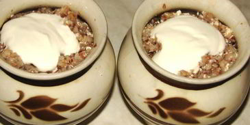 гречневый крупеник — каша из гречки в горшочке