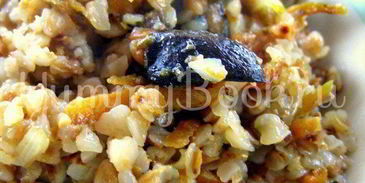 каша гречневая с грибами