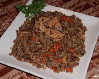 Каша гречневая с мясом