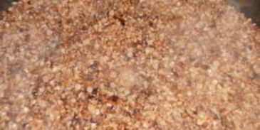 каша гречневая с мясом