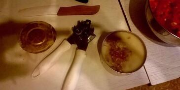 каша гречневая с овощами и тушенкой