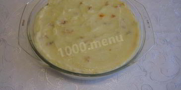 гурьевская каша с изюмом орехами и цукатами