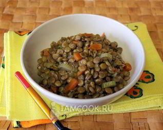 Каша из чечевицы