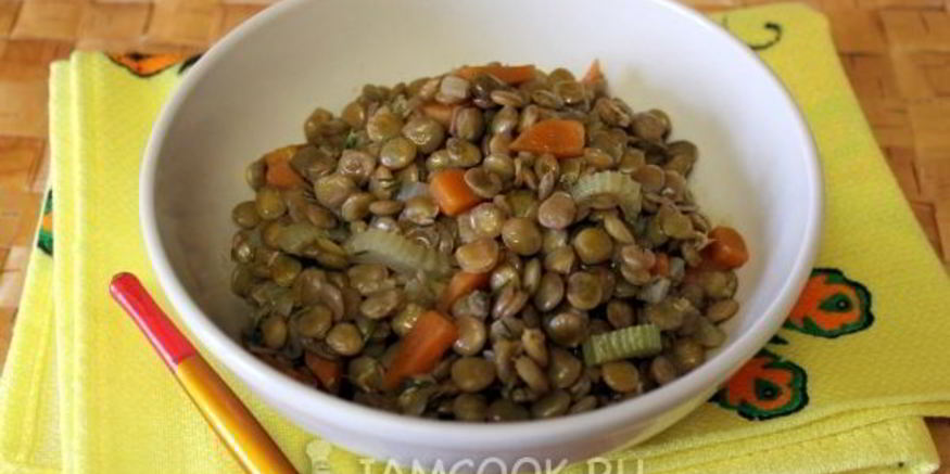 Рецепт каши из чечевицы