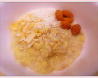 Каша на кокосовых сливках