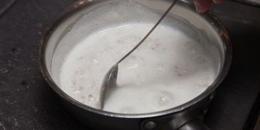 каша овсяная с жареными бананами