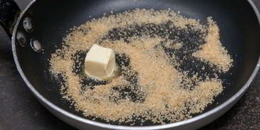 каша овсяная с жареными бананами