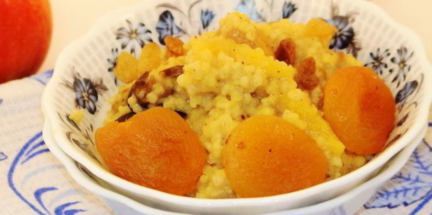 Рецепт каши пшенной на яблочном соке