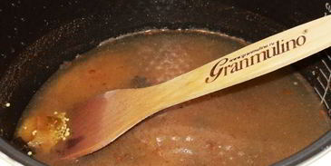 каша пшенная на яблочном соке