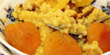 каша пшенная на яблочном соке