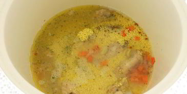 каша пшенная с куриными крылышками в мультиварке