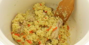 каша пшенная с куриными крылышками в мультиварке