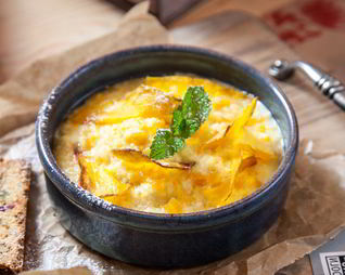 Каша пшенная с тыквой и курагой