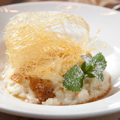 Каша рисовая с карамелью