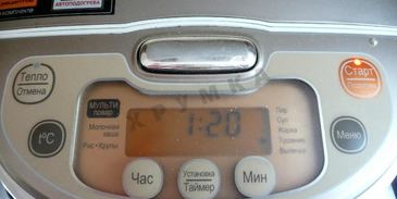 каша с грибами в мультиварке на воде