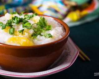 Каша с тыквой и рисом