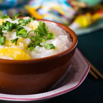 Каша с тыквой и рисом