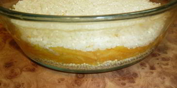 каша слоеная из двух круп с тыквой