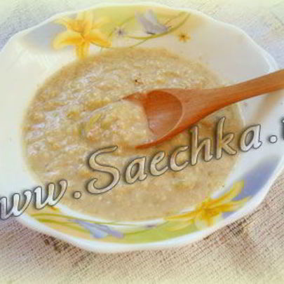 Каша зерновая с яблоками