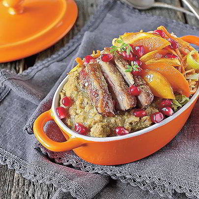 Халим — иранская каша из зеленой чечевицы